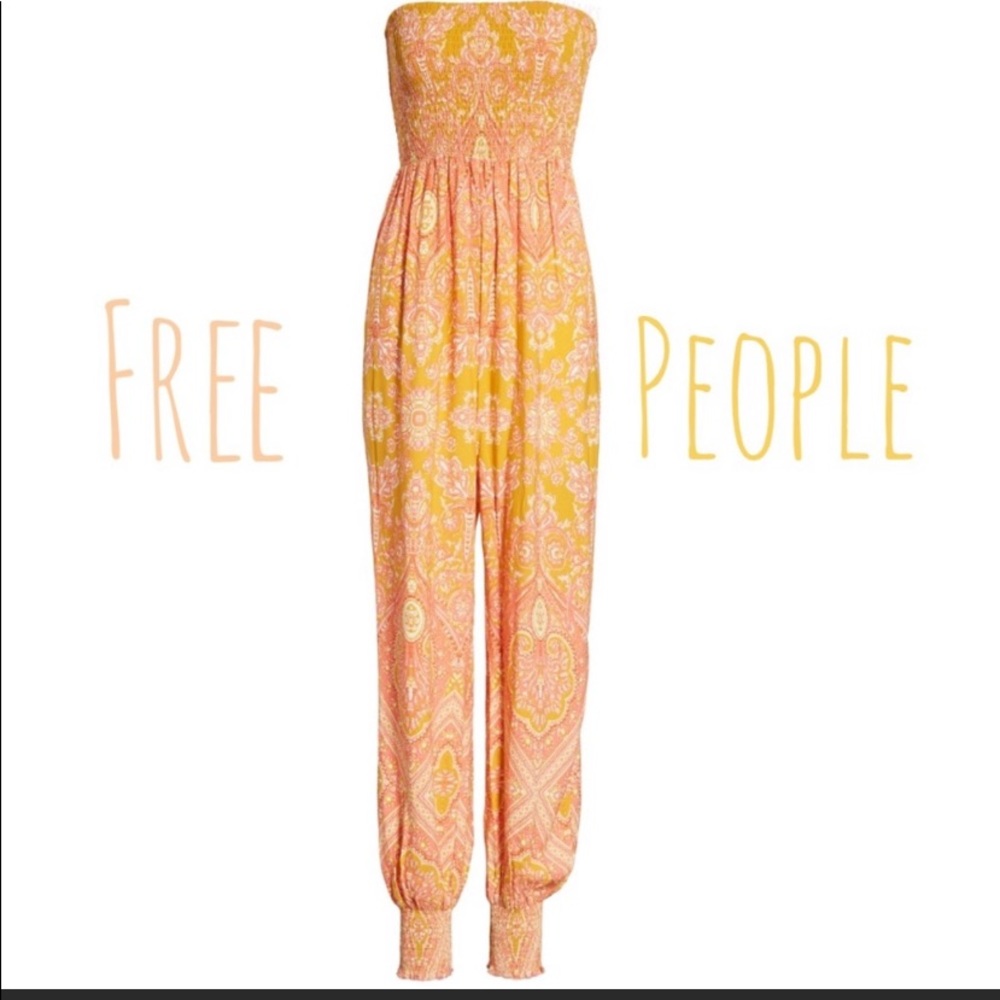 Free People, ‘Thinking of You’ Smocked Jumpsuit